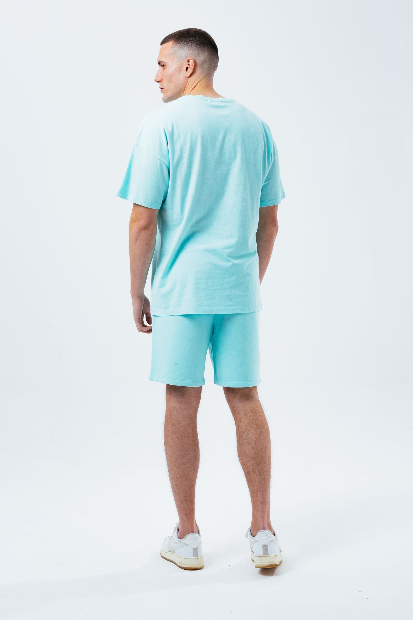 HYPE TEAL VINTAGE MEN'S OVERSIZED T-SHIRT