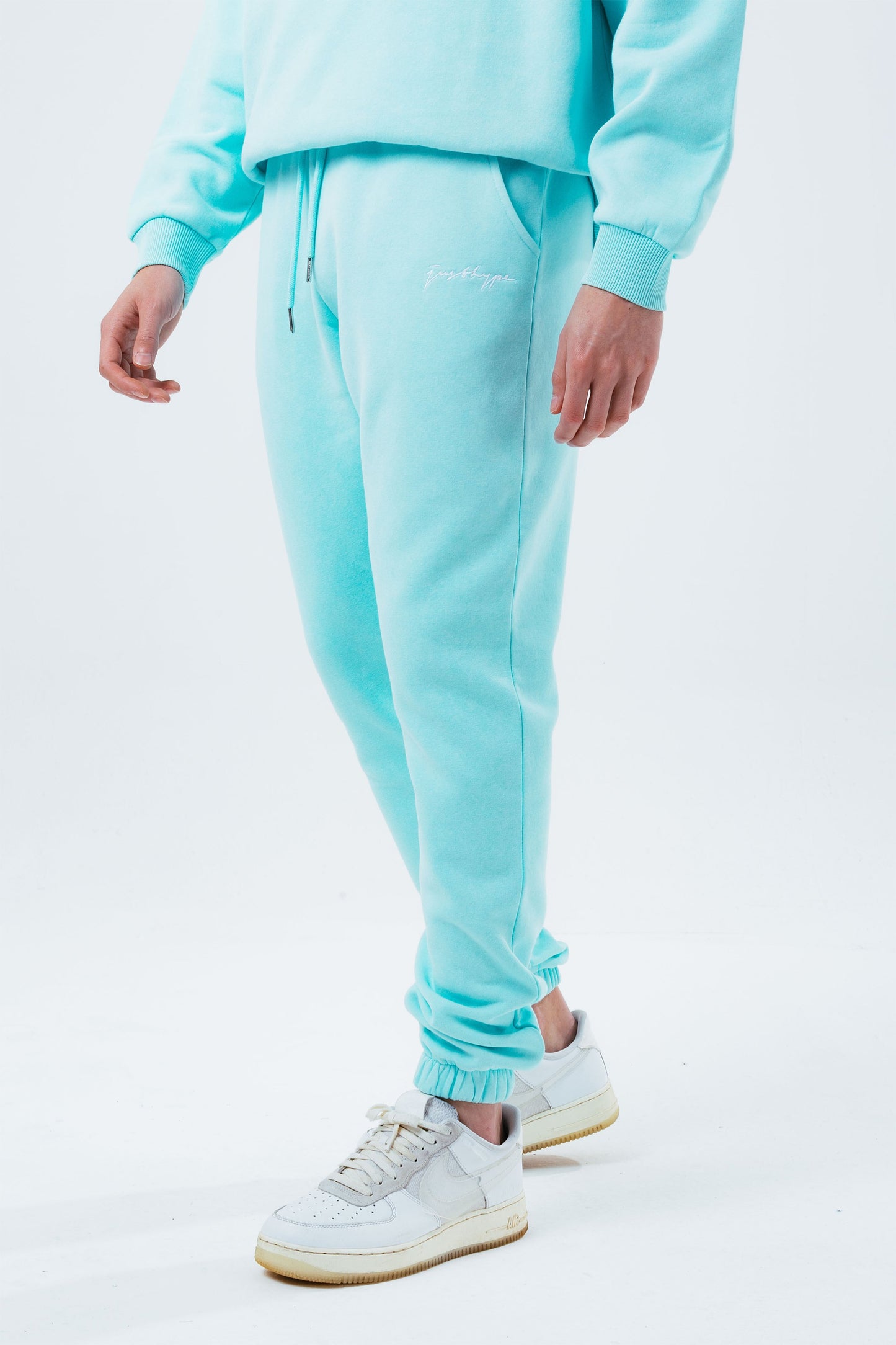 HYPE TEAL VINTAGE MEN'S BAGGY FIT JOGGERS