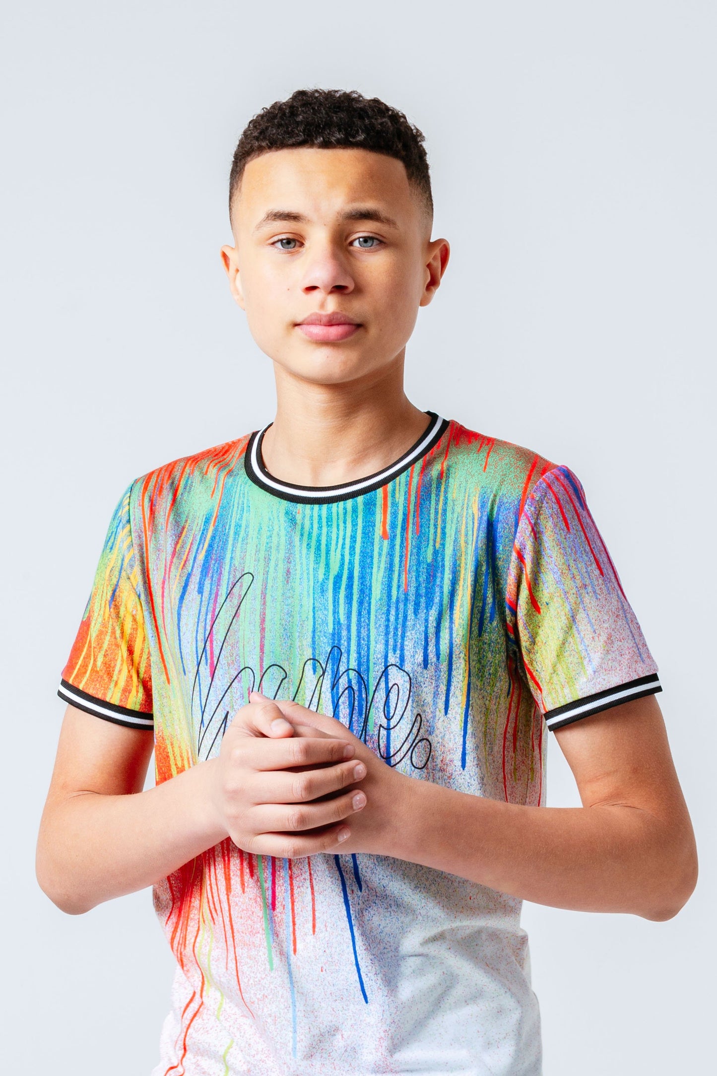 HYPE RAINBOW DRIPS KIDS T-SHIRT