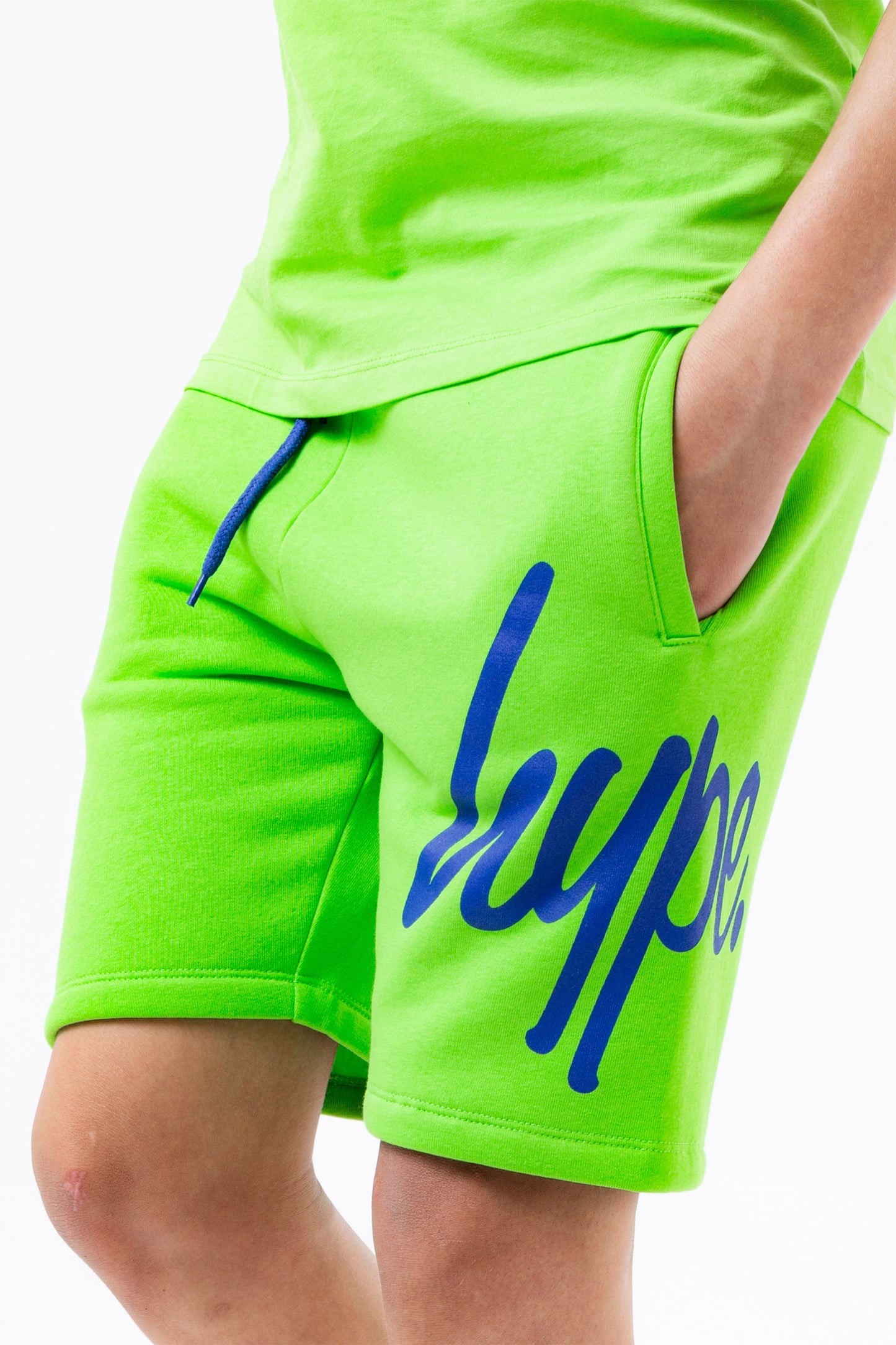 HYPE NEON GREEN KIDS SHORTS