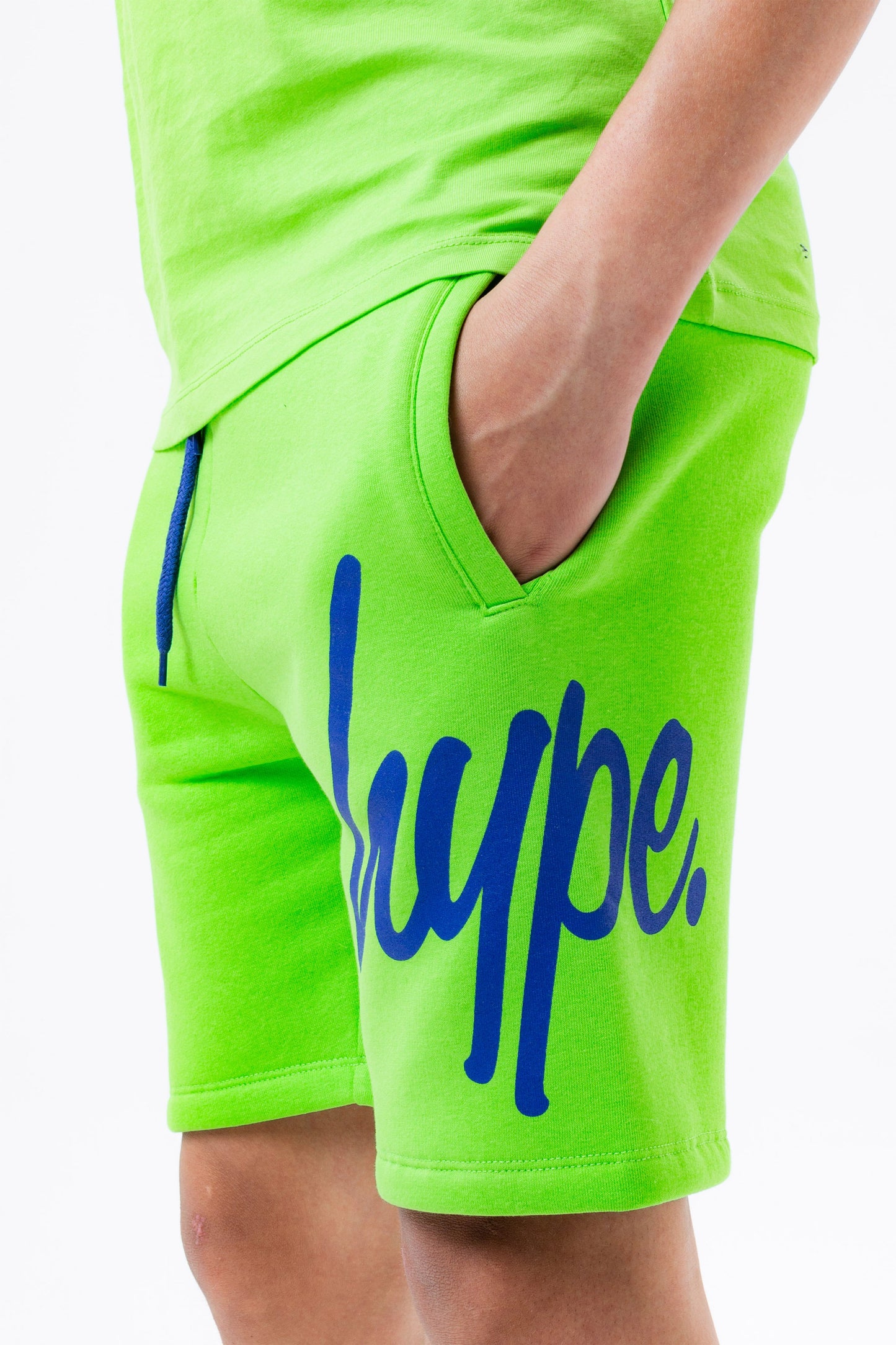 HYPE NEON GREEN KIDS SHORTS