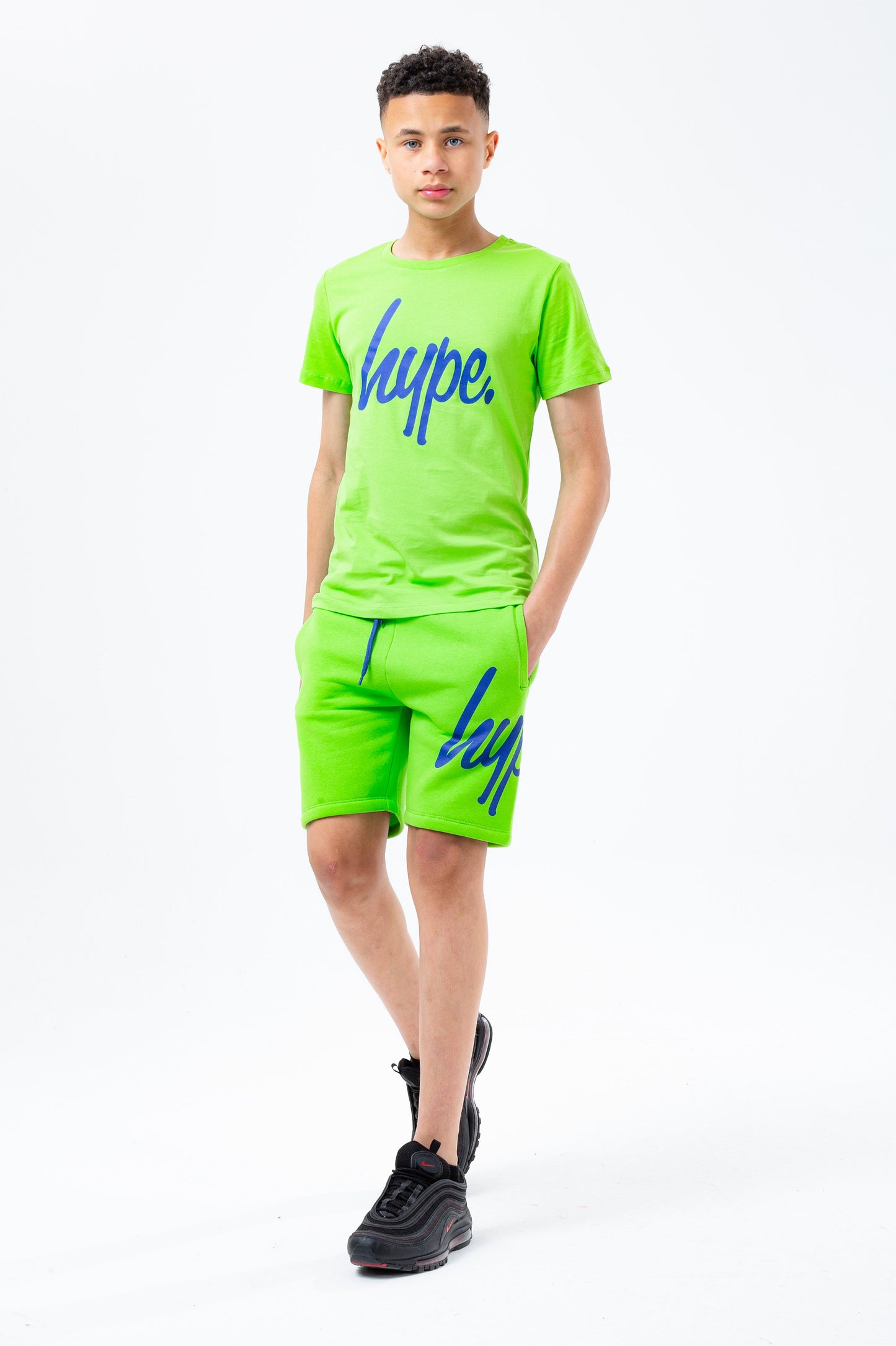 HYPE NEON GREEN KIDS SHORTS