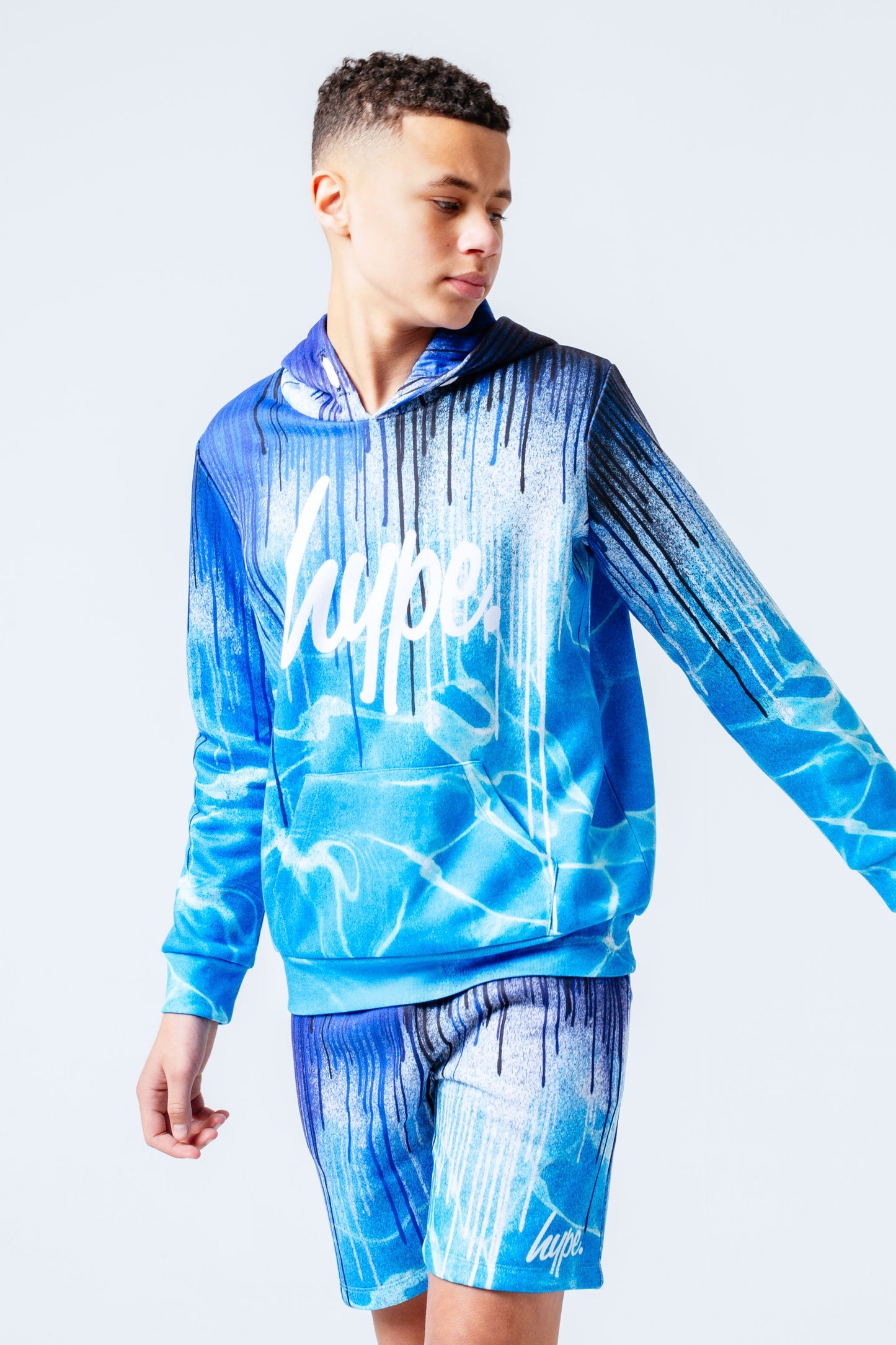 HYPE POOL DRIPS KIDS PULLOVER HOODIE