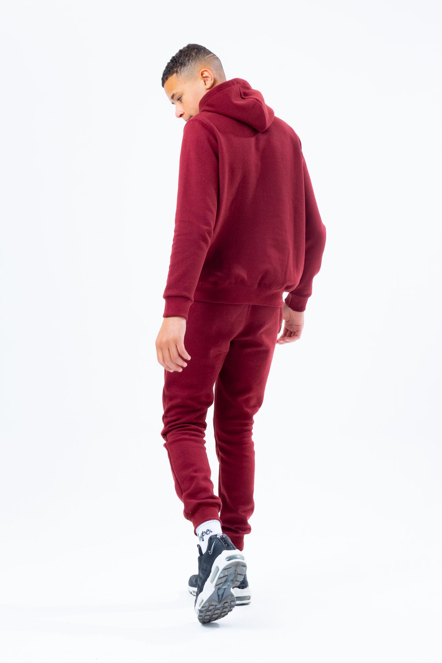 HYPE BURGUNDY BUNDLE SET KIDS TRACKSUIT