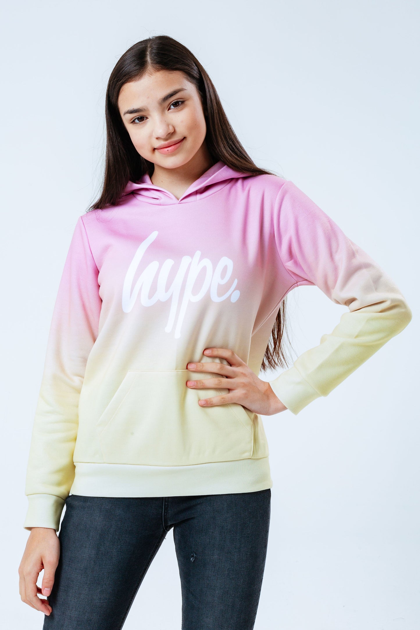 HYPE SHERBET FADE KIDS PULLOVER HOODIE