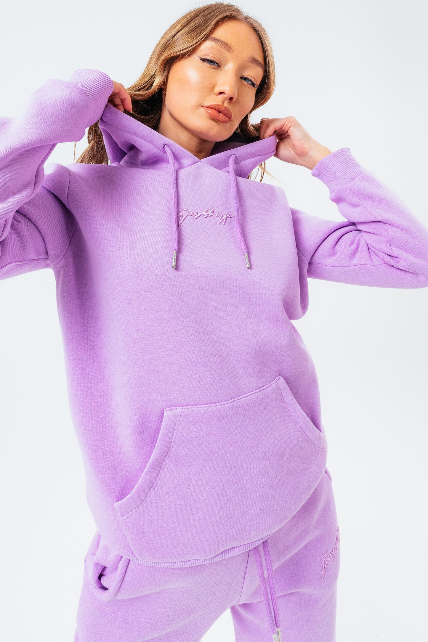 HYPE LILAC SCRIBBLE WOMEN'S TRACKSUIT