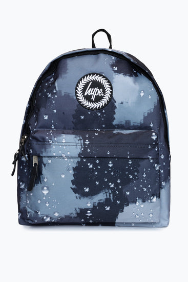 Hype Black Rain Drop Camo Backpack