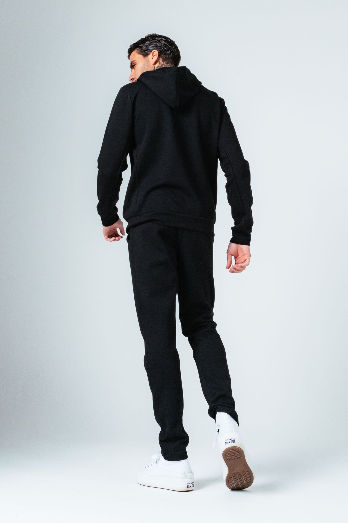 HYPE BLACK PIQUE MEN'S JOGGERS