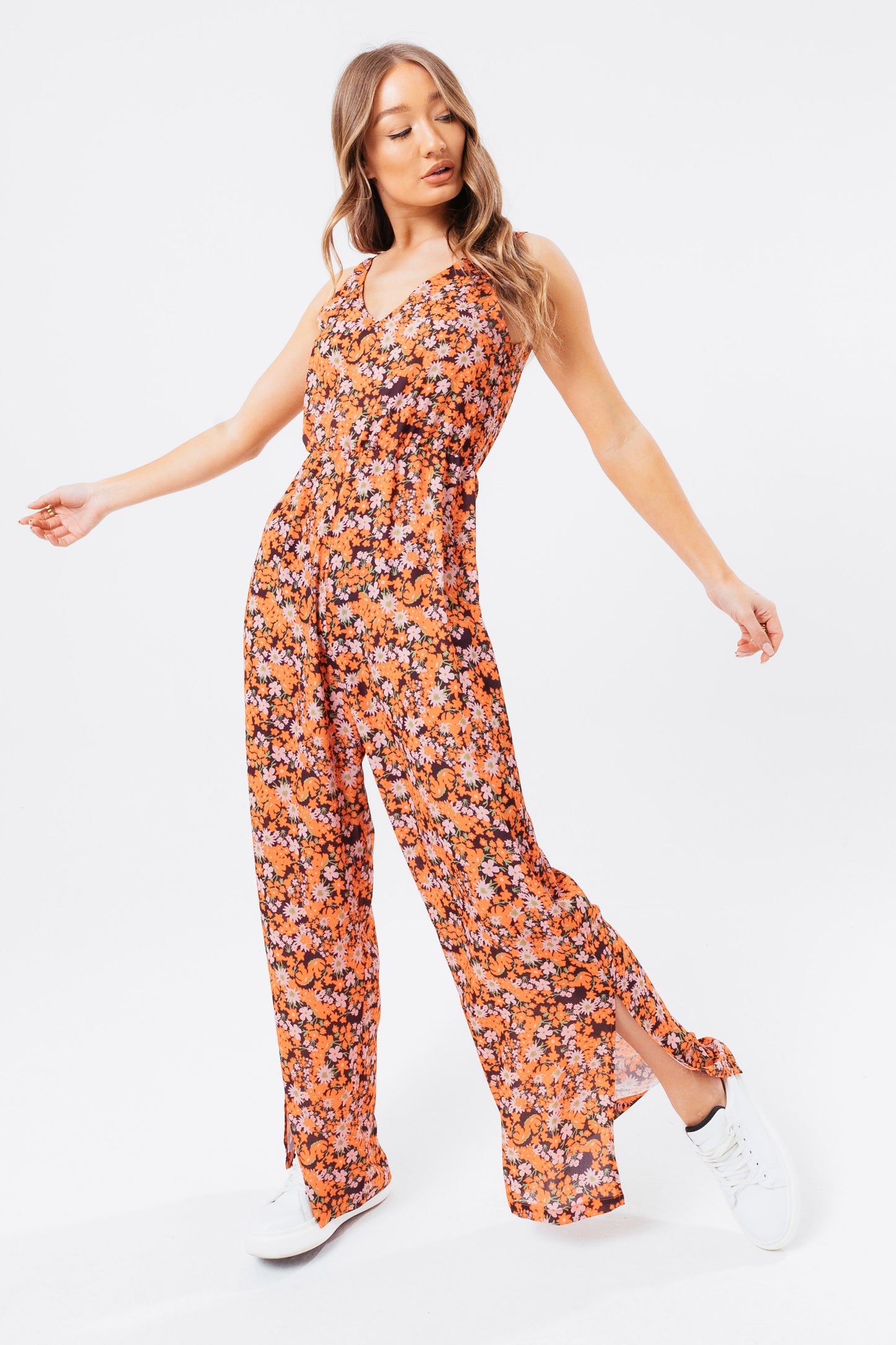 HYPE TINY FLOWER WOMEN'S JUMPSUIT