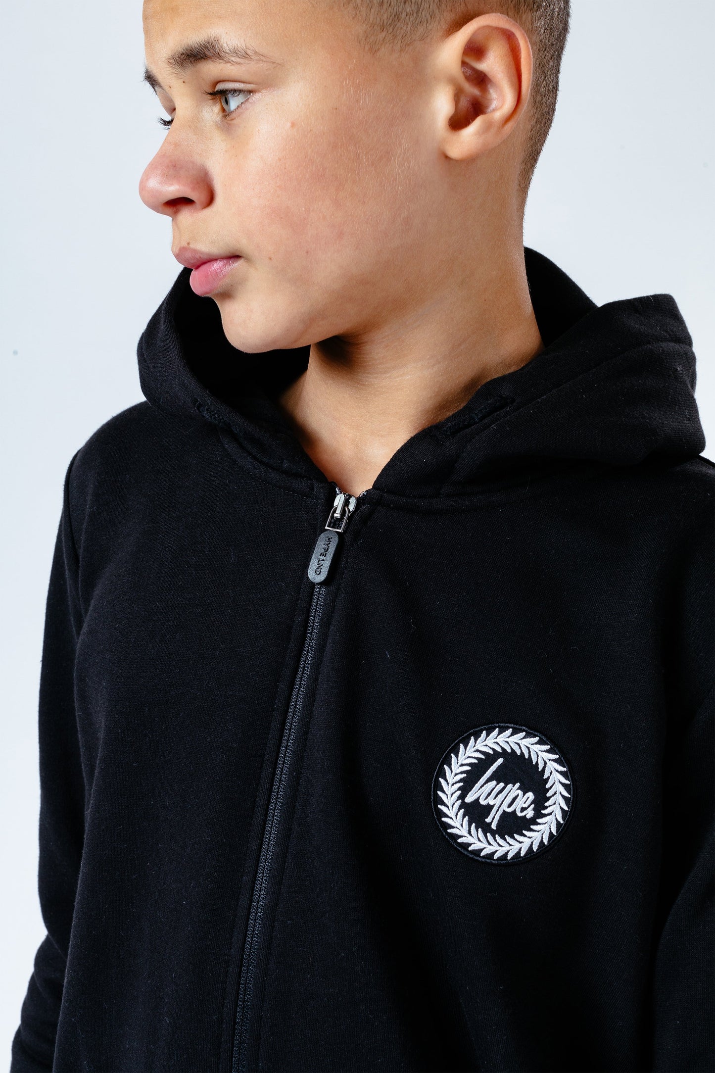 Hype Black Stealth Kids Zip Hoodie