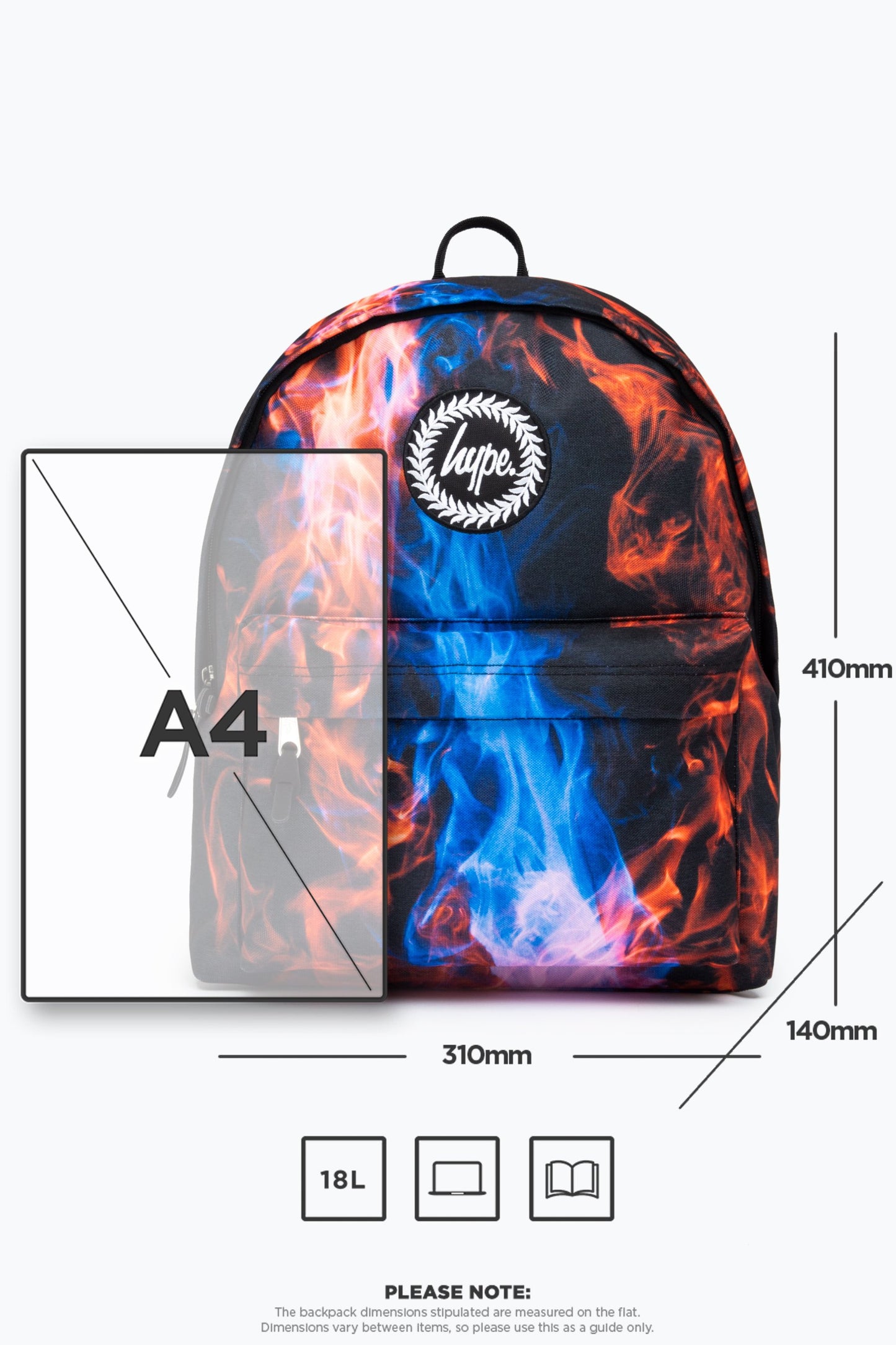 Hype Cyan Fire Backpack