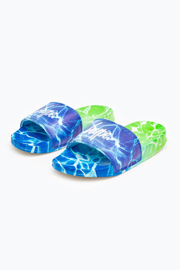 Hype Pool Fade Kids Sliders