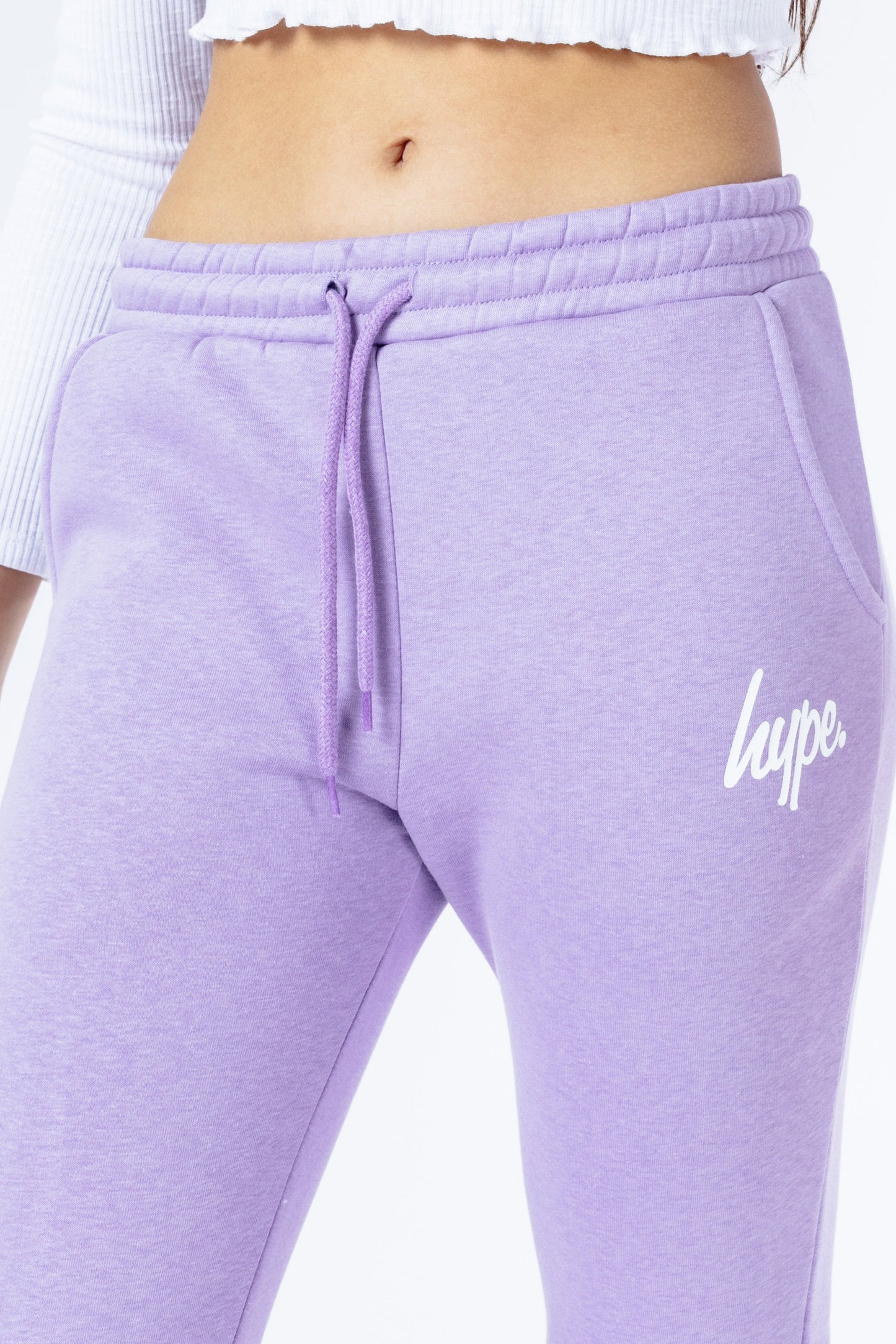 Hype Violet Script Kids Joggers