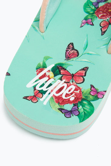 Hype Butterfly Fade Kids Foam Flip Flops