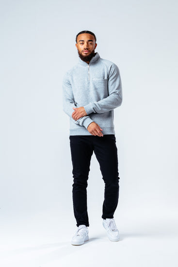 Hype Grey Docker Men'S Crew Neck