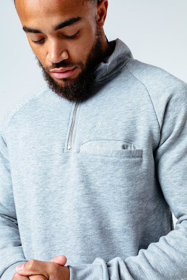 Hype Grey Docker Men'S Crew Neck