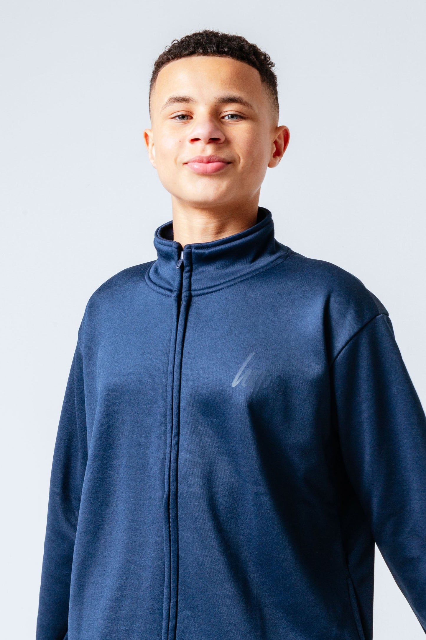 HYPE NAVY ESSENTIAL BOYS TRACKSUIT