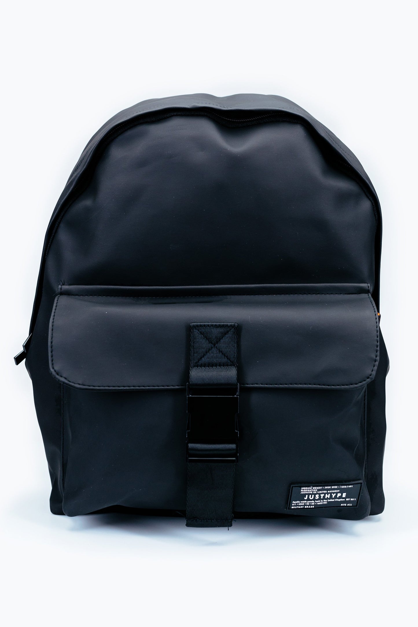 Hype Black Leather Civil Backpack