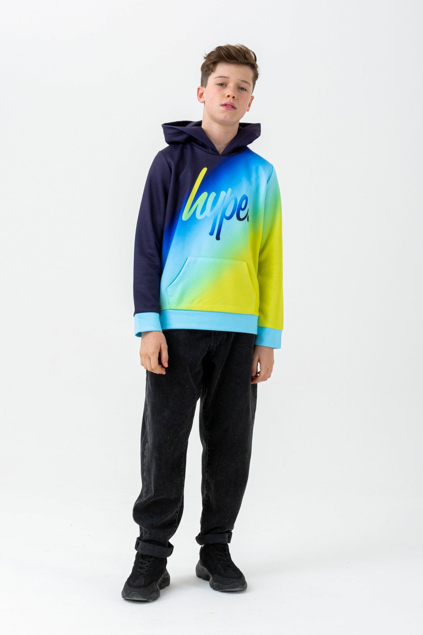 HYPE BOYS BLUE CITRUS SCRIPT HOODIE
