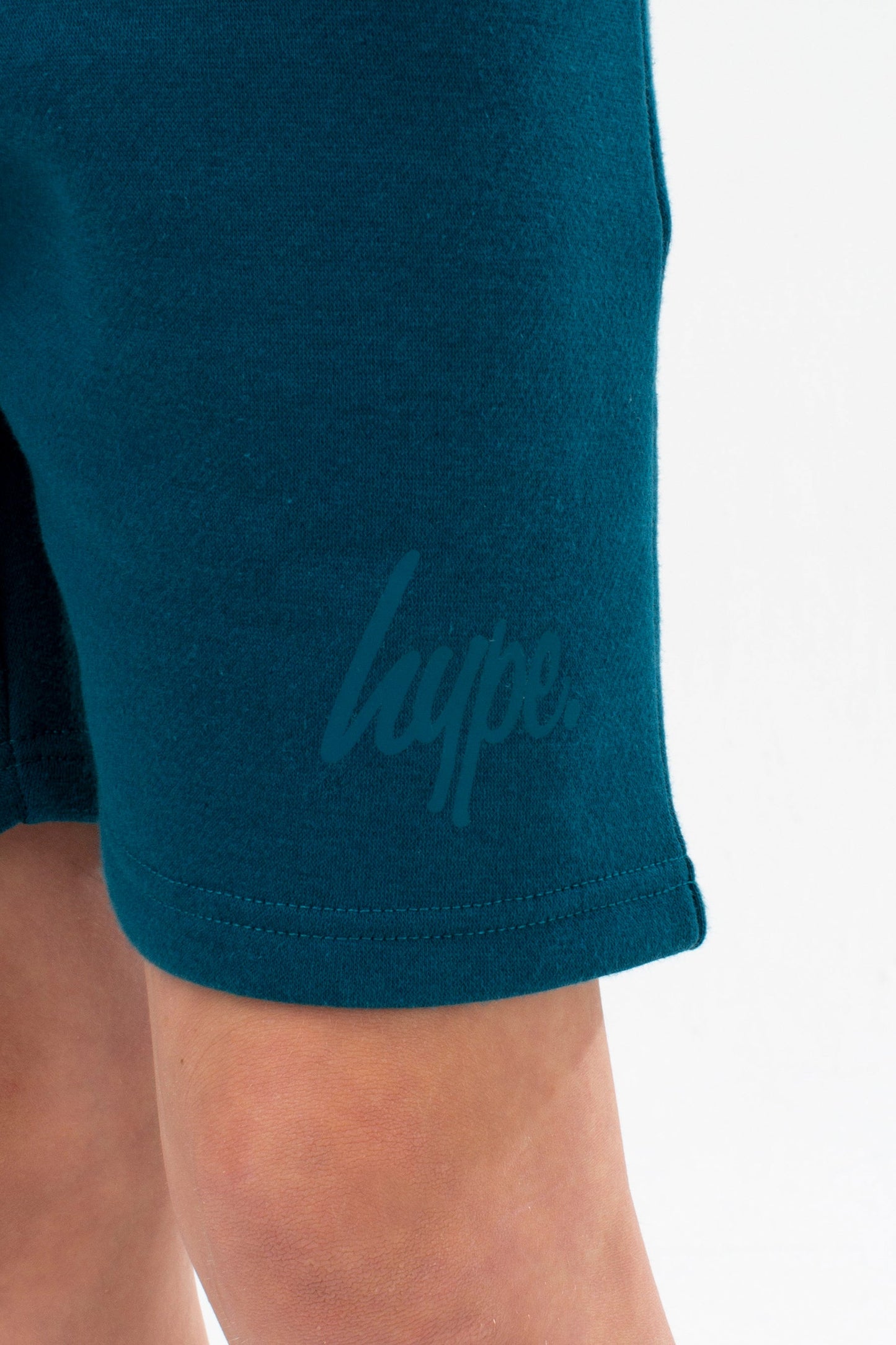 HYPE BOYS TEAL SCRIPT HOODIE & SHORTS SET