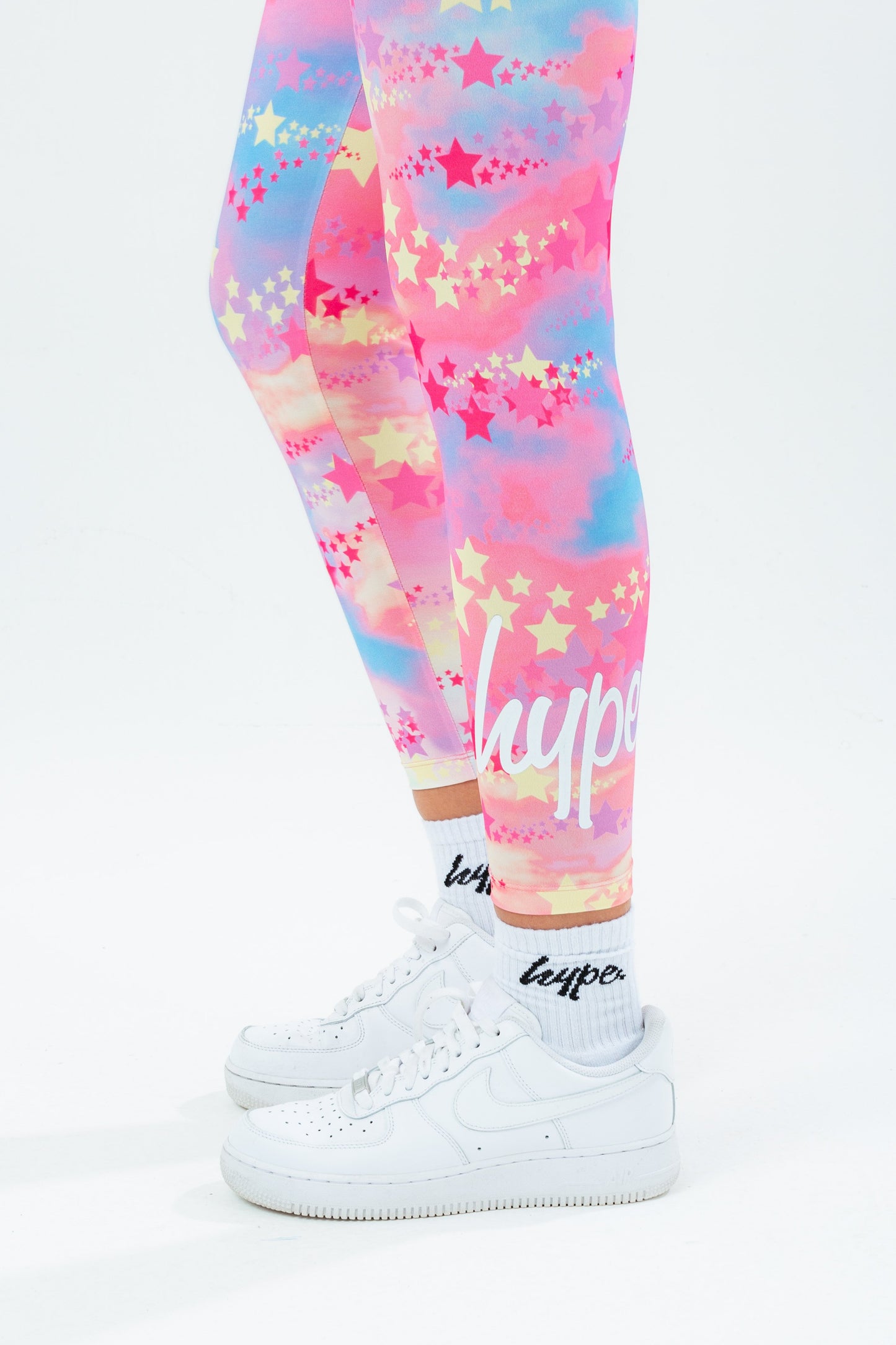 HYPE RAINBOW STAR KIDS LEGGINGS