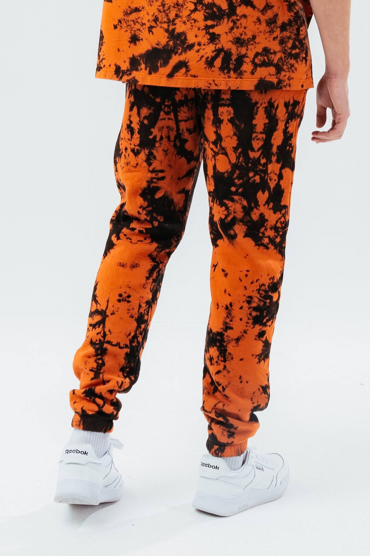 HYPE BURNT ORANGE DYE OVERSIZED MEN'S JOGGERS