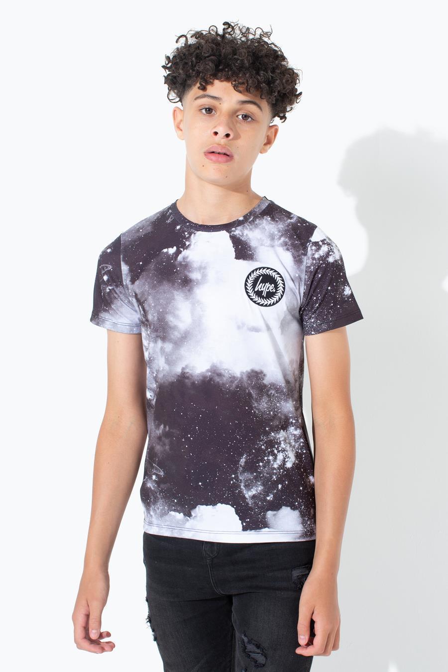 Hype Black Space Kids T-Shirt