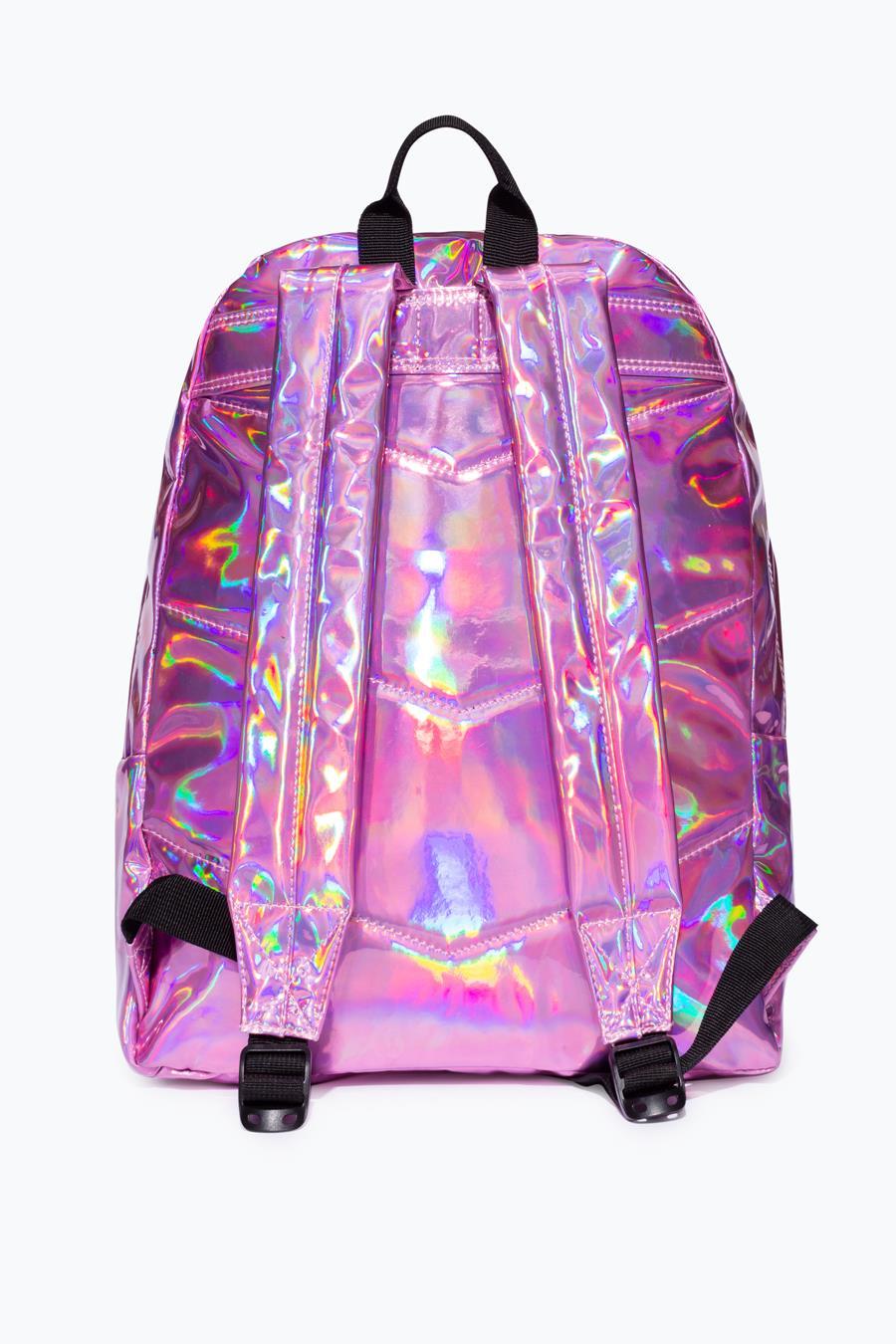 HYPE PINK HOLOGRAPHIC BACKPACK