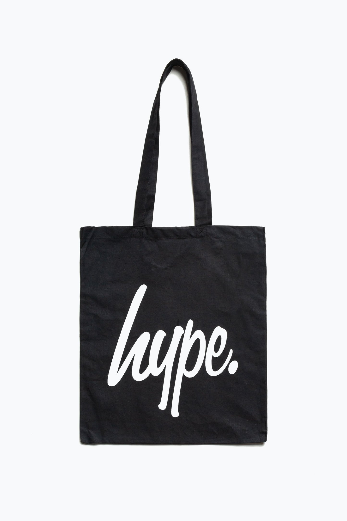 Hype Black Script Tote Bag